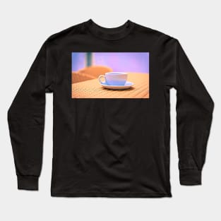 White Cup#3 Long Sleeve T-Shirt